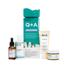 Подарунковий набір Q+A Holiday Heroes Gift Set для догляду за обличчям ( крем, що очищає 75 мл, тонер 100 мл, сироватка 30 мл, крем для обличчя 50 мл)