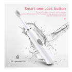 Електрична зубна щітка Kalipso Electric Toothbrush з м'якою щетиною на батарейках рожева (3 насадки)