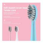 Електрична зубна щітка Kalipso Electric Toothbrush з м'якою щетиною на батарейках рожева (3 насадки)