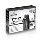 Набір машинок для стрижки волосся GA.MA Black Titanium T747 (T742+T827) (Gm4512)