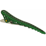 Затискач для волосся YSPark Shark Clip Green Metal 106 мм