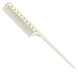 Гребінець YSPark YS 107 Tail Comb із хвостиком білий
