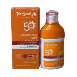 Сонцезахисний крем для обличчя і тіла Top Beauty Aloe Vera Extract & Collagen & Provitamin B5 SPF 50 100 мл