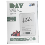 Цифрові кухонні ваги Day Useful Everyday Kitchen Scale Digital білі 5 кг