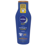 Сонцезахисне молочко для тіла Nivea Sun Protege & Hidrata Leche Solar SPF20 водостійке 400 мл