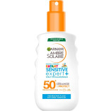 Сонцезахисний спрей Garnier Ambre Solaire Sensitive Expert+ SPF 50+ з керамідами для дітей 150 мл