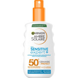 Сонцезахисний спрей Garnier Ambre Sensitive Expert+ SPF 50+ гіпоалергенний для чутливої ​​шкіри 150 мл