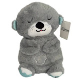 М'яка іграшка-нічник A-Toys Казкова видра з функцією дихання та мелодією 30 см