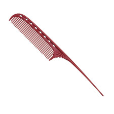 Гребінець YSPark YS 105 Tail Comb із хвостиком червоний