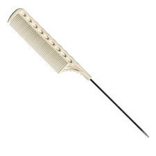 Гребінець YSPark YS 108 Tail Comb із хвостиком білий
