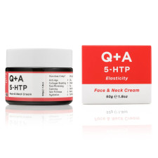 Крем для обличчя та шиї Q+A 5-HTP Face & Neck Cream проти зморшок 50 мл