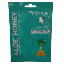 Косметична тканинна маска для обличчя Top Beauty Алое-Мед 25 мл