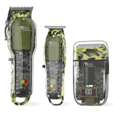 Набір машинок для стрижки Tico Professional 100438 Military