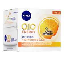 Антиоксидантний денний крем Nivea Q10 Energy Anti-Rides Day Care SPF15 проти зморшок 50 мл