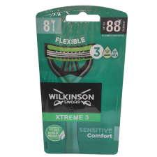 Одноразовий верстат для гоління Wilkinson Sword Xtreme3 Sensitive Comfort 8 шт