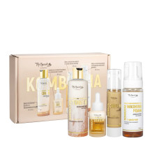 Бокс подарунковий Top Beauty Kombucha для догляду за обличчям (пінка для вмивання 170 мл, тонер 200 мл, сироватка 30 мл, крем 50 мл)