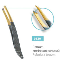 Скошений пінцет SPL 9320