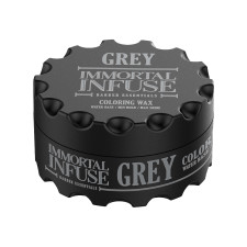 Сірий кольоровий віск для волосся Immortal Grey coloring wax 100 мл