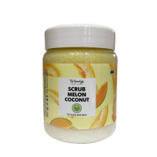 Скраб для обличчя та тіла Top Beauty Melon з ароматом дині та кокосовою олією 250 мл