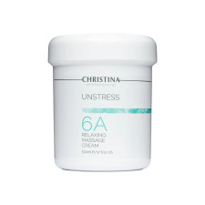 Масажний крем Christina Unstress Relaxing Massage cream Розслаблюючий крок 6a 500 мл (7290100367759)