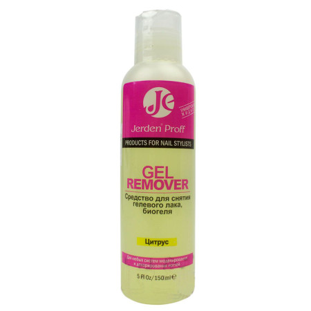 Засіб для зняття гель-лаку Gel Remover Jerden Proff Цитрус 150 мл