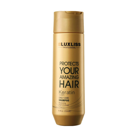 Шампунь Luxliss Keratin Daily Care кератиновий для домашнього догляду 250 мл