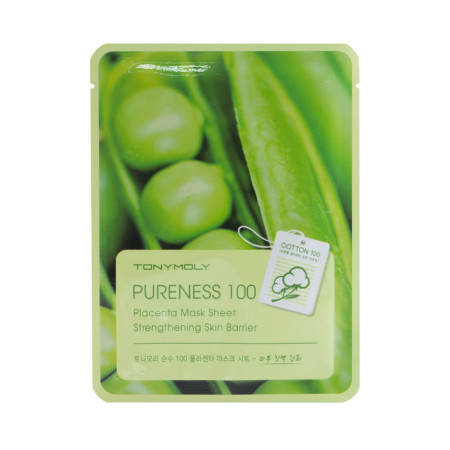 Тканинна маска для обличчя Tony Moly Pureness 100 Placenta Mask Sheet з екстрактом рослинної плаценти 21 мл