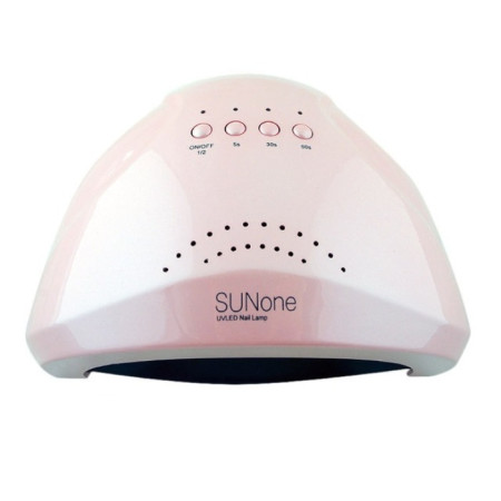 LED + UV лампа для нігтів Sun One Pink 48 Вт