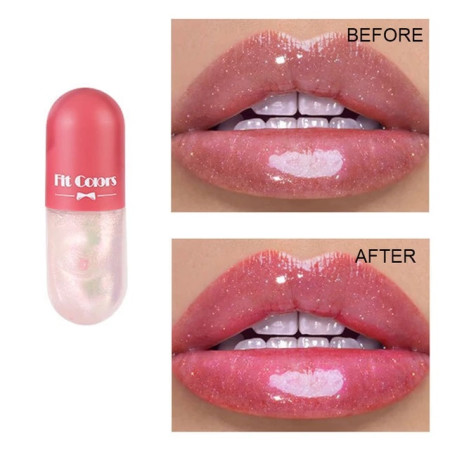 Зволожуючий блиск-плампер для губ Fit Colors Lip Gloss змінює колір 4 мл