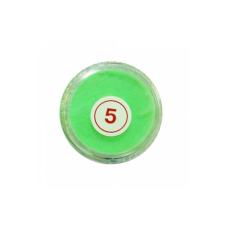 Акрилова пудра My Nail System 5 неон зелена 2 г