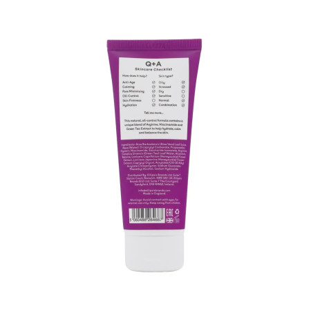 Зволожуючий крем для обличчя Q+A Amino Acid Oil Free Moistuiriser з амінокислотами без вмісту олії 75 мл