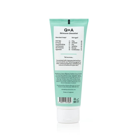 Очищувальний гель для обличчя Q+A Peppermint Daily Cleanser з м'ятою 125 мл