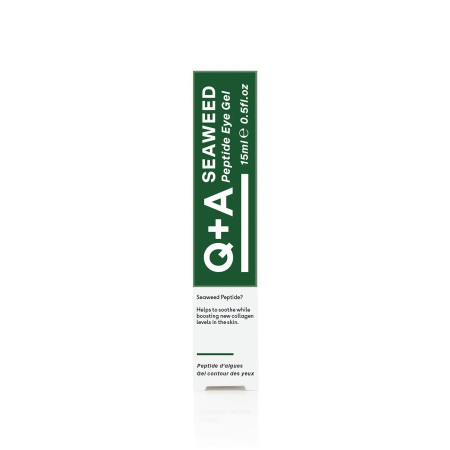 Гель для шкіри навколо очей Q+A Seaweed Peptide Eye Gel з пептидами 15 мл