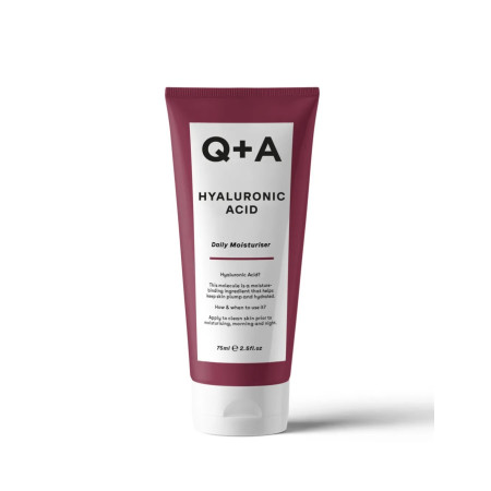 Зволожуючий крем для обличчя Q+A Hyaluronic Acid Daily Moisturiser з гіалуроновою кислотою 75 мл