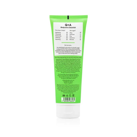 Скраб для тіла Q+A AHA Exfoliator Body Scrub із AHA-кислотами 250 мл