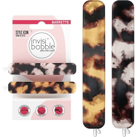 Заколка для волосся Invisibobble Barrette Havana Mama 2 шт