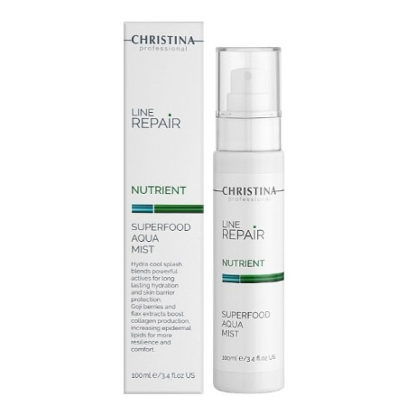 Освіжаючий спрей для обличчя Christina Line Repair Nutrient Superfood Aqua Mist із суперфудами 100 мл (CHR870)
