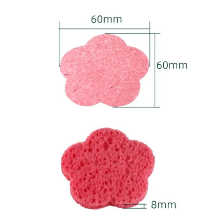 Спонж для вмивання Kalipso Cellulose Face Sponge із целюлози 20 шт