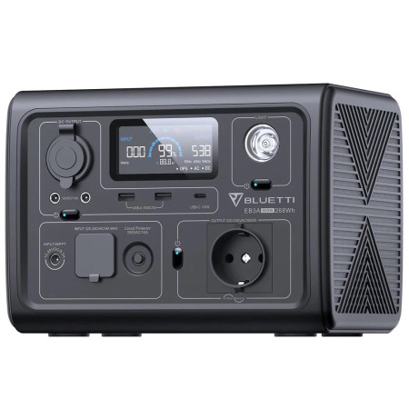 Зарядна станція Bluetti EB3A 600W 268Wh