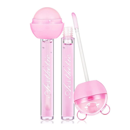 Олія-бальзам для губ Aesthetic Lollipop 2in1 Pink 12 мл