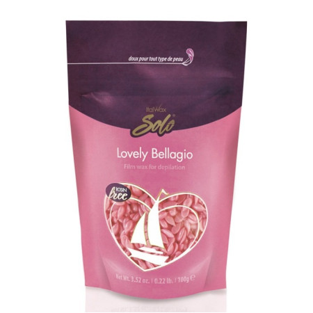 Гарячий плівковий віск у гранулах ItalWax Solo Lovely Bellagio Райське Белладжо 100 г
