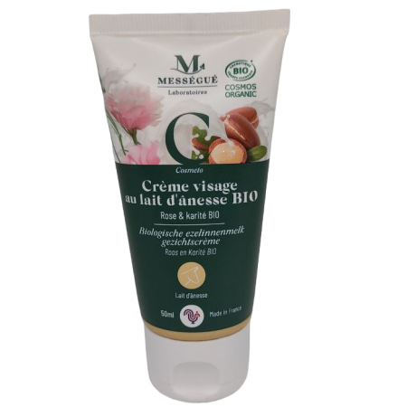 Органічний крем Messegue Crème Visage Au Lait D'ânesse BIO на ослиному молоці 50 мл