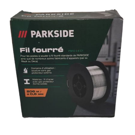 Дріт зварювальний Parkside PSFD 0.6 C1 (Ø 0,6 мм, 206 м)