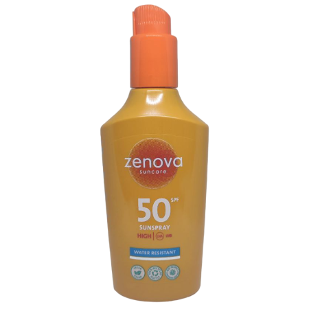 Сонцезахисний спрей Zenova Suncare Sun Spray SPF 50 водостійкий 200 мл