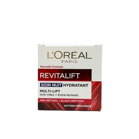 Нічний крем L'Oreal Paris RevitaLift Multi-Lift зволожуючий з ліфтинг ефектом 50 мл