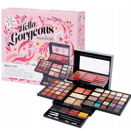 Набір для макіяжу Max & More Beauty Kit Hello Gorgeous 73 елементи