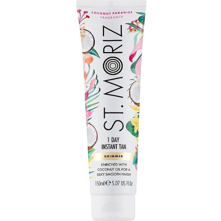 Бронзатор St.Moriz Shimmer 1 Day Tan Coconut Paradise з легким ефектом засмаги 150 мл