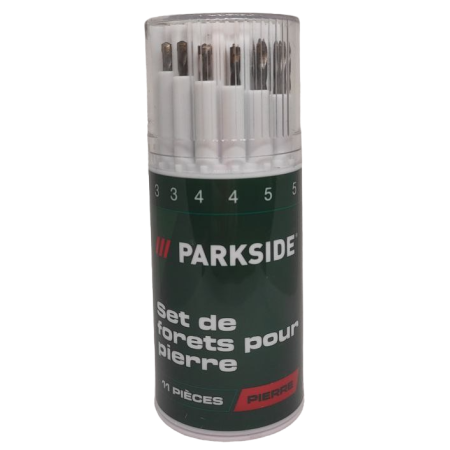 Набір свердел бетону Parkside Set de Forets Pour Pierre 11 шт