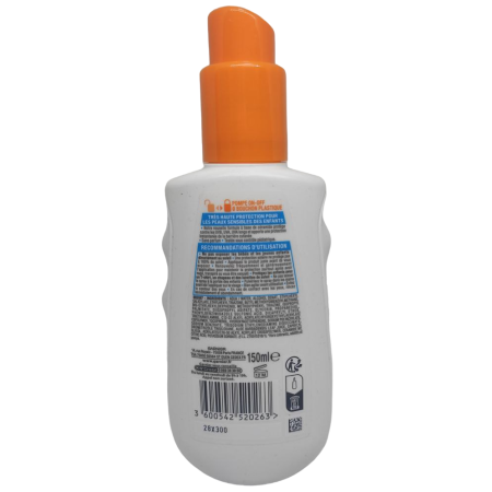 Сонцезахисний спрей Garnier Ambre Solaire Sensitive Expert+ SPF 50+ з керамідами для дітей 150 мл