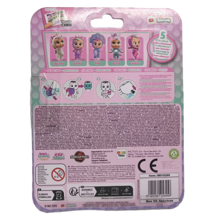 Лялька-плакса IMC Toys Cry Babies Magic Tears Fantasy Tina з пустушкою та пляшечкою